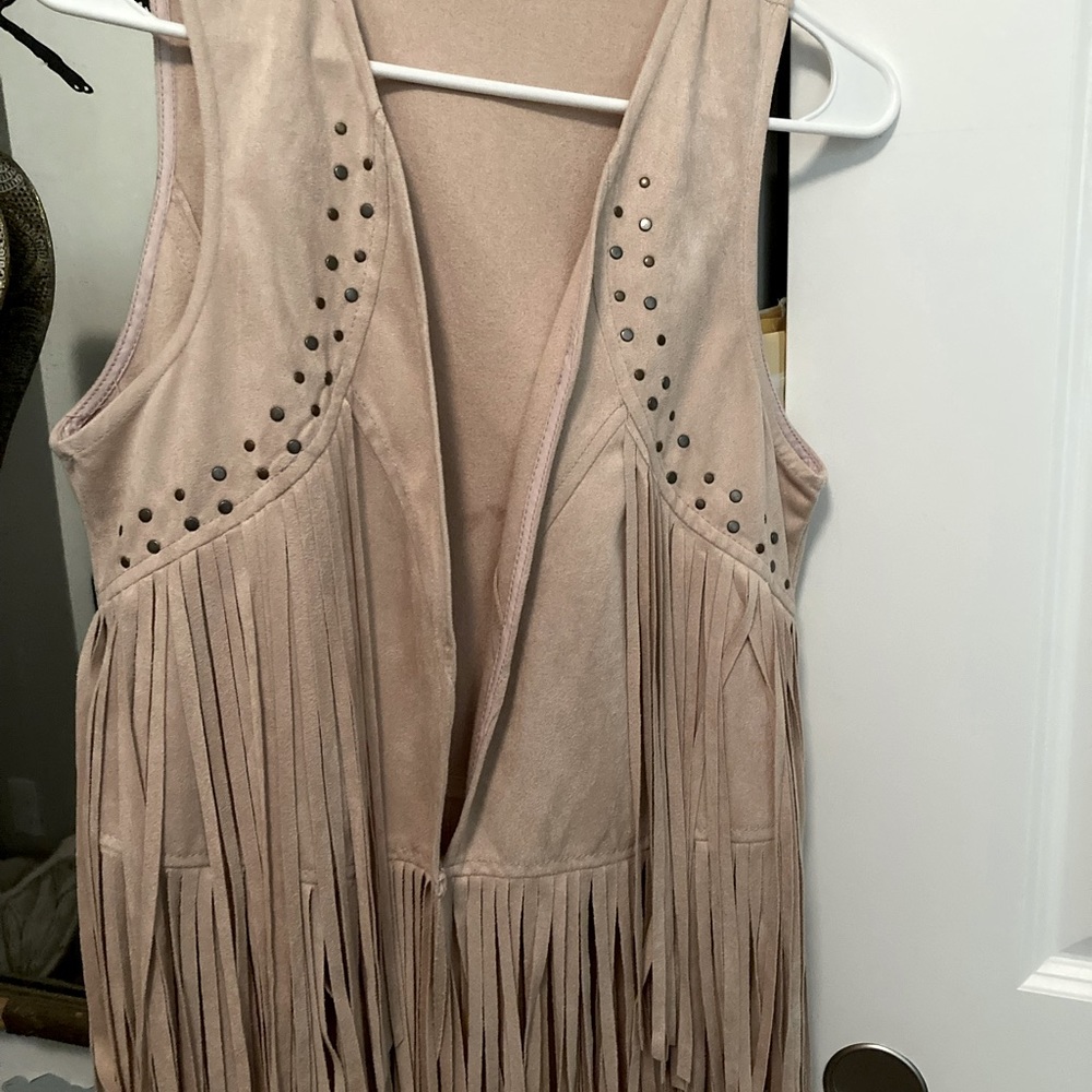 Fringe vest large